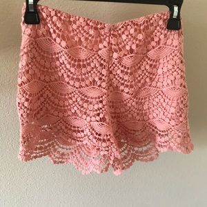 lace shorts